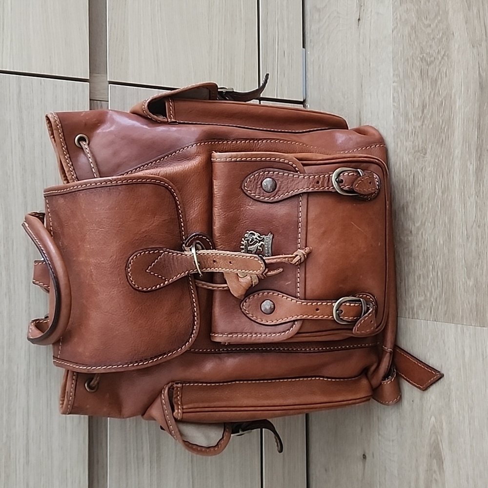 Pratesi Firenze Leather Backpack